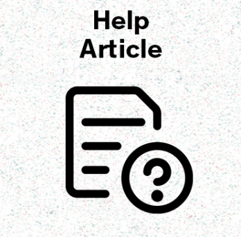 Icon representing help articles 